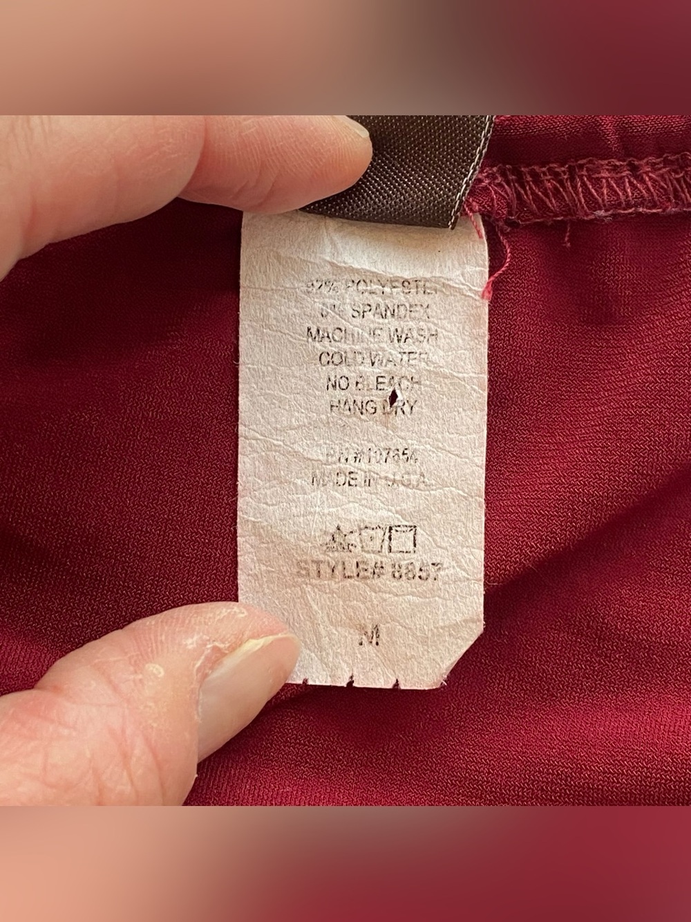 Vintage Y2K Kiwi Maroon Whimsical Renaissance Peasant Fairycore Blouse Medium - Picture 12 of 14